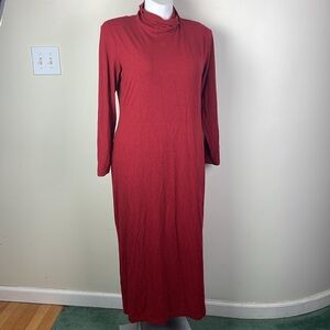 Vintage Norm Thompson Long Sleeve Turtleneck Dress